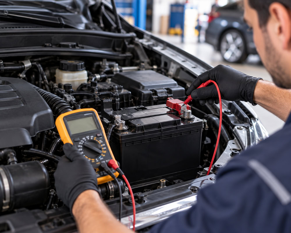 Car Battery Testing in Moorooka